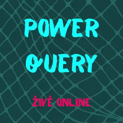 Kurzy Excelu online živě Power query online kurz